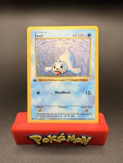Seel 41/102 1st Edition Uncommon Base Set Shadowless Pokemon English NM - Image 1