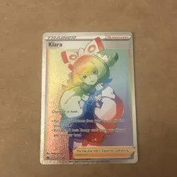 Pokemon - Klara (Secret) - 217/198 - SWSH06: Chilling Reign - Holo - Secret R NM - Image 1