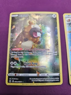 Pokemon TCG Crown Zenith Galarian Gallery Bidoof GG29 & Bibarel GG25 Holo EN - Image 2