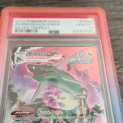 Pokemon TCG Rayquaza VMAX PSA 10 2022 Silver Tempest TG20/TG30 FA Holo EN - Image 2
