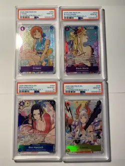 One Piece Illustration Box Vol 1&2 PSA10 Sequential – Nami Boa Yamato Maria - Image 1