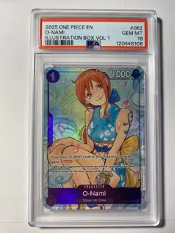 One Piece Illustration Box Vol 1&2 PSA10 Sequential – Nami Boa Yamato Maria - Image 2