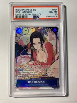One Piece Illustration Box Vol 1&2 PSA10 Sequential – Nami Boa Yamato Maria - Image 4