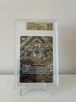 One Piece CCG Marshall.D.Teach (SP) (Gold) - Legacy of The Master (OP12) BGS 9.5 - Image 1