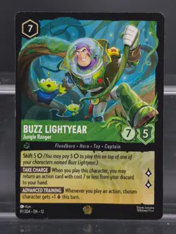 Disney Lorcana Buzz Lightyear - Jungle Ranger 91/204 Wilds Unknown Legendary - Image 1