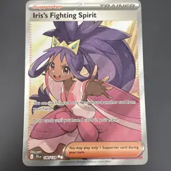 Pokemon Iris's Fighting Spirit - 180/159 Holo Ultra Rare SV09: Journey Together - Image 1