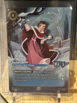 Disney Lorcana - Belle - Snowfield Strategist 236/204 Enchanted Winterspell NM - Image 1