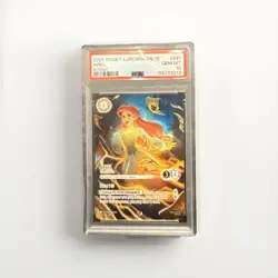 2025 DISNEY LORCANA WHISPERS IN THE WELL ICONIC ARIEL ETHEREAL VOICE PSA 10 - Image 1