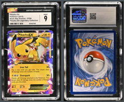 CGC 9 Pikachu EX XY84 EX Legendary Collection Black Star Promos Pokemon 2015 - Image 1