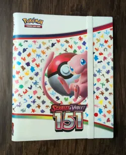 Pokemon Scarlet Violet 151 Mew 9-Pocket Binder Empty - Binder Only - Image 1
