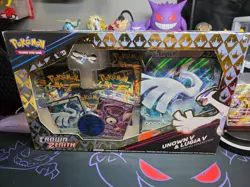 Pokemon Unown V & Lugia V Special Collection Sealed Crown Zenith Rare! - Image 1