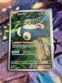 Snorlax SVP 051 Pokemon TCG Scarlet & Violet 151 ETB Black Star Promo NM - Image 1