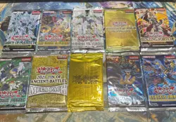 Yugioh - 10x Sealed Booster Pack lot with 2021 Mega Tin - Image 2