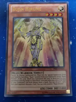 Yugioh Bujin Hirume PRIO-EN024 Ultra Rare 1st Ed - Image 1