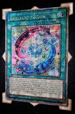 Brilliant Fusion RA04-EN254 Quarter Century Rare 1st Edition Yugioh - Image 1
