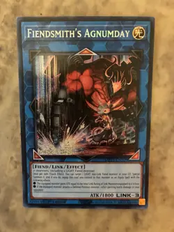 Yugioh! TCG - Fiendsmith's Agnumday - Prismatic Secret Rare - MP25-EN109 - Image 1
