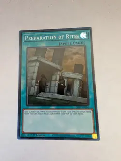 Yugioh! Preparation of Rites - RA02-EN056 - Super Rare - 1st Edition Near Mint, - Image 1