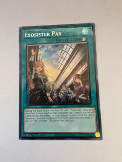 Yugioh! 1x Exosister Pax RA02-EN066 Ultimate Rare 1st Ed NM - Image 1