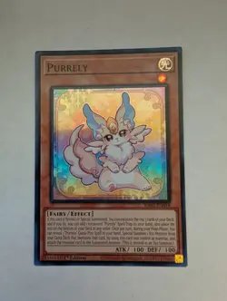 Yugioh! Purrely - RA02-EN018 - Super Rare - 1st Edition Near Mint, English - Image 1