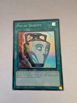 Yugioh! Pot of Duality - RA02-EN057 - Super Rare - 1st Edition Near Mint, Englis - Image 1
