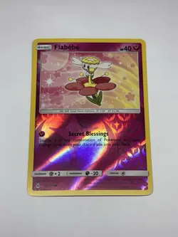 Pokemon Card TCG Flabebe 84/131- Forbidden Light Holo Rare NM Condition - Image 1