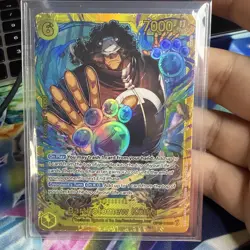 Bartholomew Kuma Trading Card Game OP02-058 SR Holographic Anime Collectible - Image 1