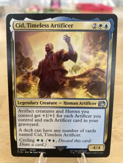 Cid, Timeless Artificer 0417 Final Fantasy Magic: The Gathering Regular Card - Image 1
