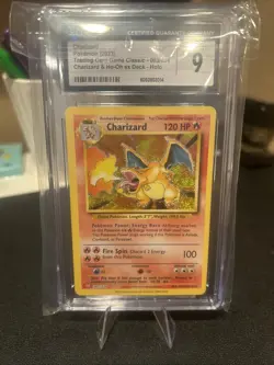 PokÃ©mon TCG 2023 Charizard Deck Holo Card 003/034 CLC Classic Collection CGC 9 - Image 1