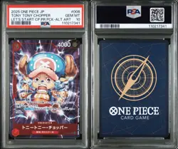 PSA10 Tony Tony Chopper SR Parallel One Piece Card Japanese - Image 3