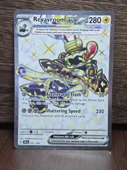 Revavroom EX 81/64 Pokemon Shrouded Fable Ultra Rare Full Art Holo Card NM - Image 1