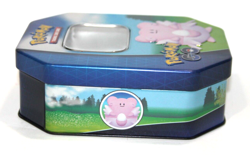 Pokemon Go Blissey Trading Card Game Storage Box Metal Tin Case No Cards Empty - Image 2