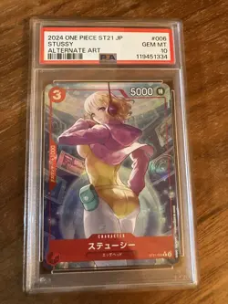 PSA10 Stussy One Piece Card Japanese - Image 1