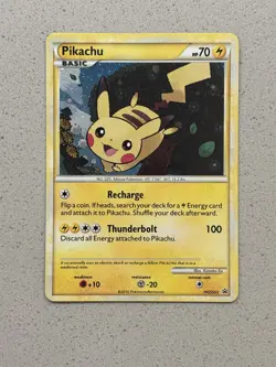 Pikachu Promo HGSS03 Rare Holo Pokemon Card HeartGold & SoulSilver - Near Mint - Image 1