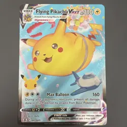 Pokemon TCG Flying Pikachu VMAX Holo Ultra Rare Card 007/025 Celebrations - Image 1