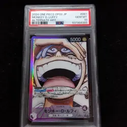 PSA10 Monkey D. Luffy OP09-061 Leader Parallel One Piece Card Japanese - Image 1