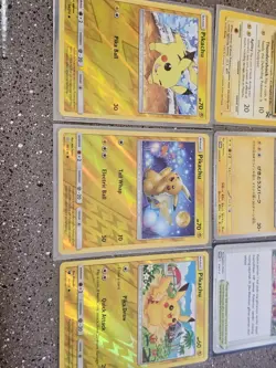 (9) PokÃ©mon TCG Pikachu Mixed Card Lot. NM. Promo. Sun And Moon Reverse Holos - Image 5
