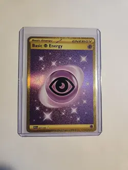 Pokemon TCG Psychic Energy Scarlet & Violet Hyper Rare Card 207/165 - Image 1