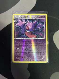 Pokemon Gengar TCG Reverse Holo Rare Card XY Breakthrough 60/162 NM-LP - Image 1