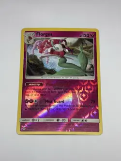 Pokemon Card TCG Florges 86/131- Forbidden Light Holo Rare NM Condition - Image 1