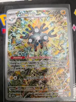 PokÃ©mon TCG Magneton SVP 159 Promo Card Surging Sparks - Image 1