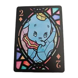Dumbo 2021 Tenyo Disney Stained Glass Playing Card - Image 1
