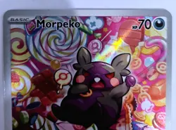 Pokemon Morpeko Illustration Rare Holo Card 206/182 Sv04: Paradox Rift - Image 2