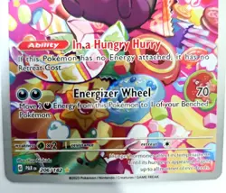 Pokemon Morpeko Illustration Rare Holo Card 206/182 Sv04: Paradox Rift - Image 3