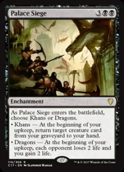 Palace Siege - Light Play MTG Commander 2017 - Image 1