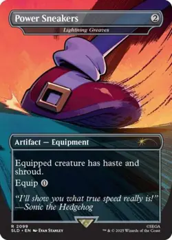 Power Sneakers - Lightning Greaves - Near Mint MTG Secret Lair - Image 1