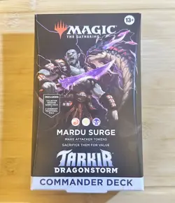 Tarkir: Dragonstorm Commander Deck - Mardu Surge MTG Brand New Sealed - Image 1