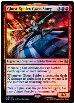 Ghost-Spider, Gwen Stacy [Spider-Man: Eternal-Legal] Foil pre-order mtg - Image 1