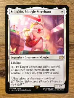 Magic MTG Final Fantasy Stiltzkin, Moogle Merchant #34 *NON-FOIL* Rare - Image 1