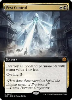 Pest Control (Extended Art) -Foil Near Mint MTG - Image 1