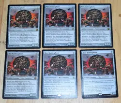 MTG 6x Rare Artifact Creature Construct MYR BATTLESPHERE - Image 1